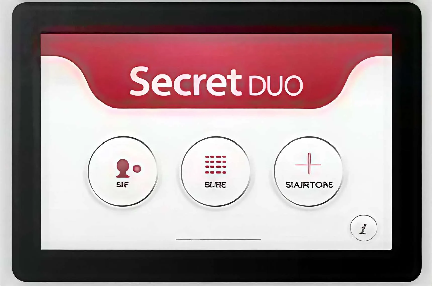 Screen Display Ilooda Secret Duo GUI